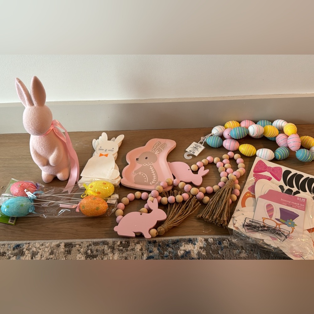 Lot of Easter/Bunny Party Decorations